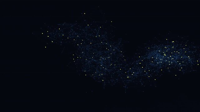 Evolving data lattice topology network seamless loop background