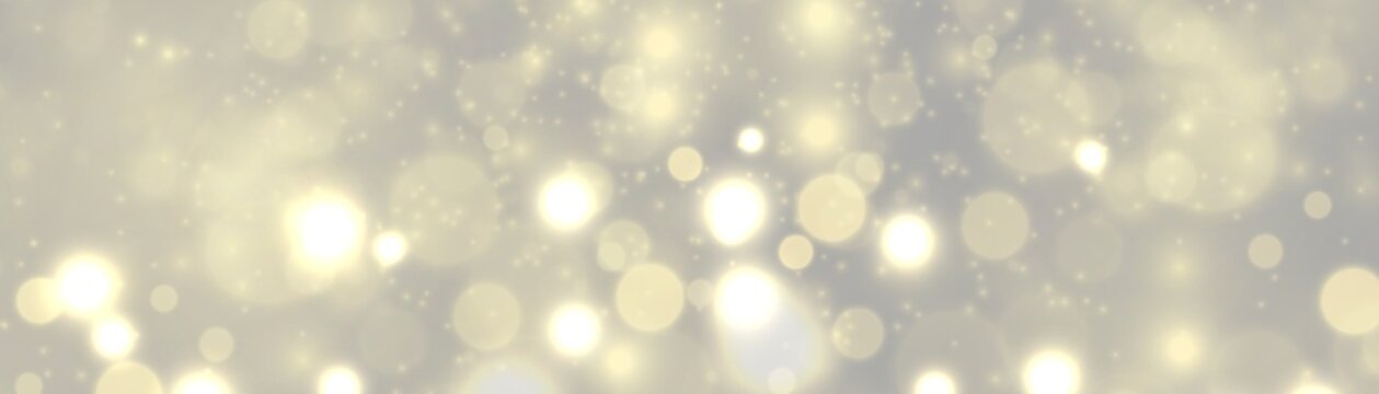 Radiant yellow glitter floats in space. Soft lens flares enhance the sparkle. Transparent asset for digital art.