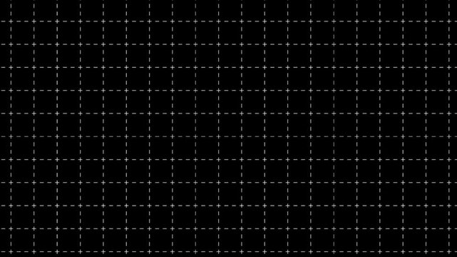 Vertical scrolling dashed grid pattern abstract background animation