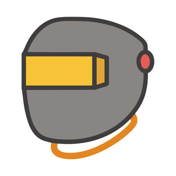 Welding mask icon
