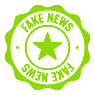 fake news seal badge. fake news label sticker. Vector sign