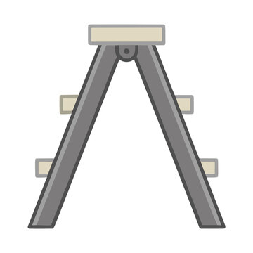A-frame ladder icon
