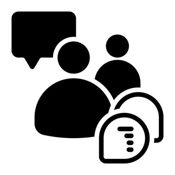 Group icon, glyph icon style