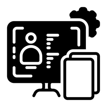 resume icon, glyph icon style