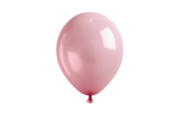 Naklejka premium Single Glossy Pink Party Balloon