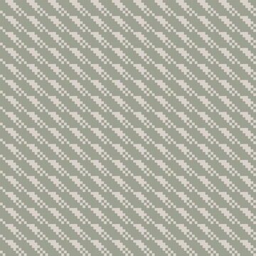 Green Geometric Textured Knitting Grid seamless pattern design