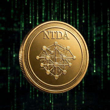 NTDA Gold Coin Matrix Code Hub Network Blockchain Technology