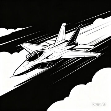 airplane in the sky