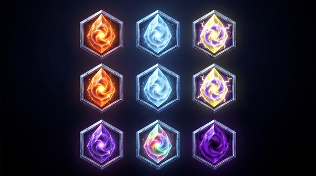 abstract background with glowing neon lights