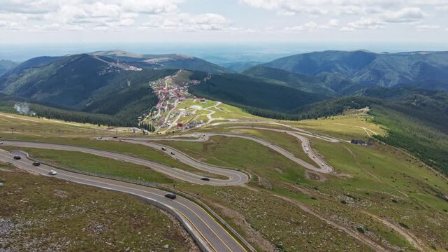 Roadside Stalls Beyond Transalpina Switchbacks