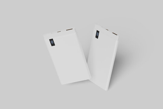Blank  Power Bank Mockup