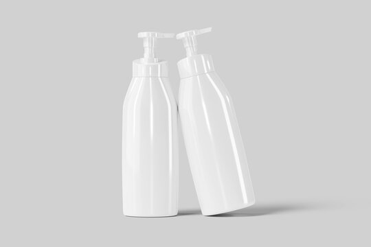 Blank  Shampoo Bottle Mockup