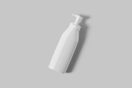 Blank  Shampoo Bottle Mockup
