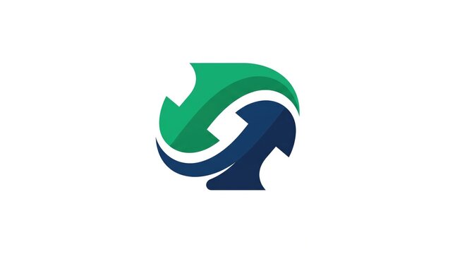 Abstract Circular Logo Design for Business and Technology