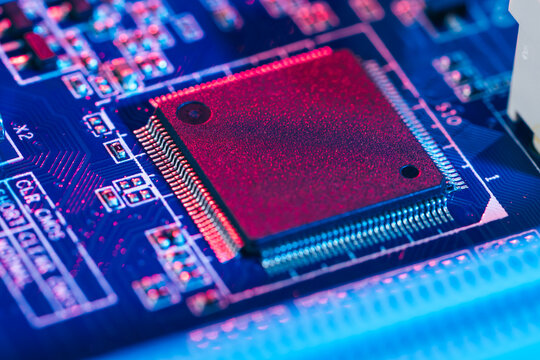 CPU microprocessor silicon chip installed inside motherboard socket next to BIOS components as a conceptual backdrop for hardware level cybersecurity AI technology infrastructure data processing