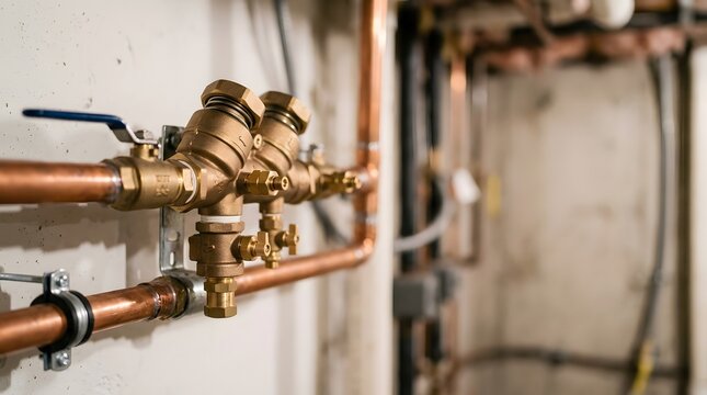 backflow preventer for safe residential plumbing and flow control