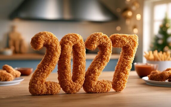 Festive 2021 Celebration with Golden Chicken Number 2021