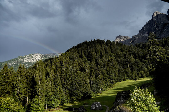 Panorama delle Dolomiti Bellunesi,Dolomiti, Belluno, Veneto,Italia