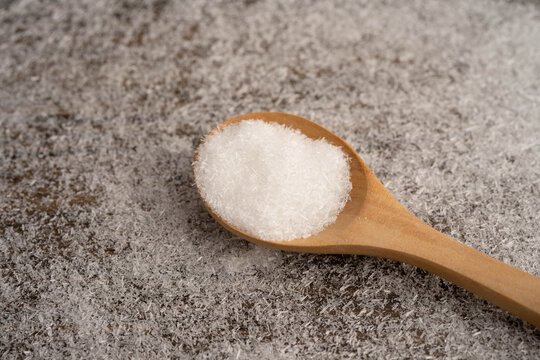 MSG Monosodium glutamate flavor enhancer added to make food taste better.
