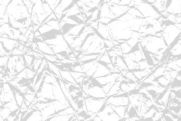 Fototapeta premium Crinkled white paper texture with subtle gray shadows and highlights creating a minimalist abstract background