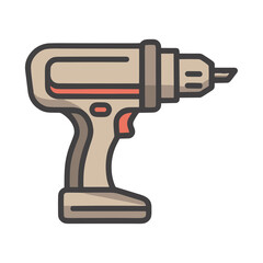 Cordless drill icon © dita