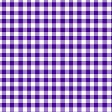 Dark Purple Ggingham Seamless Plaid  Pattern