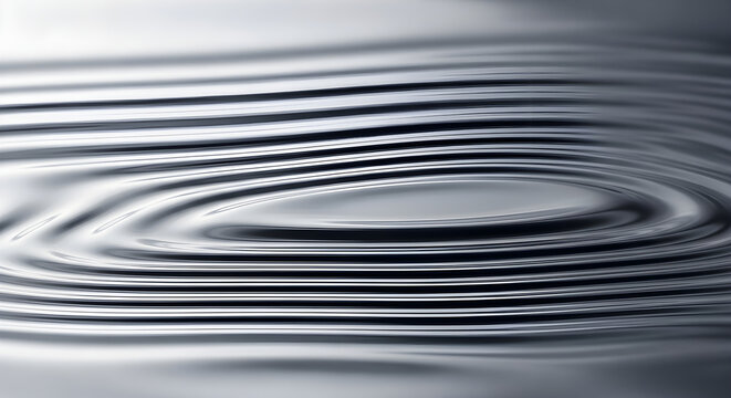 Abstract Rippling Liquid Surface Pattern Featuring Concentric Circles and Fluid Motion for Modern Background Design and Minimalist Texture Concepts