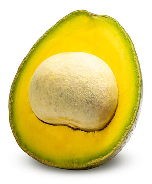 Fresh avocados isolated on a white background with clipping path, Perfect visual for healthy food marketing, clean eating concepts, gourmet recipes, and organic product packaging