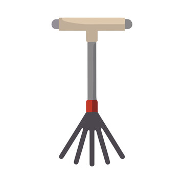 Hand rake tool
