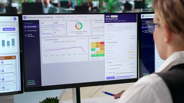 Risk Manager Using Software Platform To Control