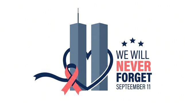 September 11 Memorial Graphic Honoring Victims and Resilience