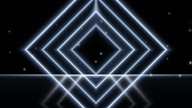 Background stage overlay with platinum silver diamond luxury gala tunnel loop 4k