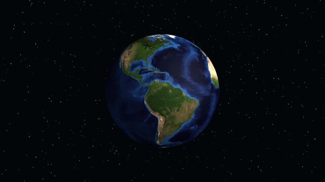 Earth Zoom Animation to El Obeid Sudan with Geographic Data Overlay