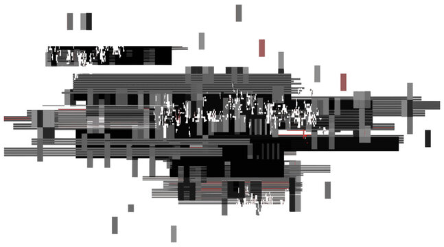 Rich complex glitch vector background for elaborate maximal album cover and cyberpunk print