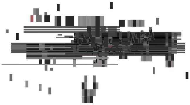 Scarlet fleck glitch vector background for accent speckled album cover and music poster art
