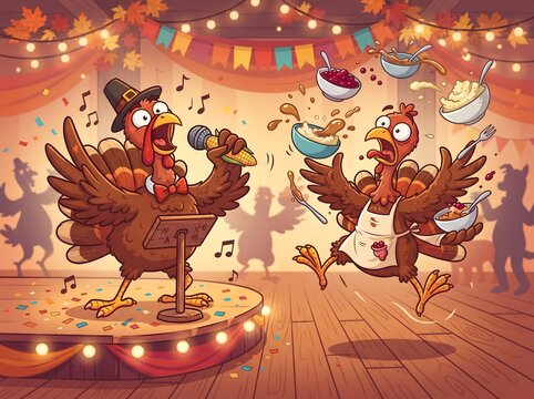 A delightful and festive thanksgiving celebration filled with warmth gratitude and cherished moments with family and friends creating lasting memories for all
