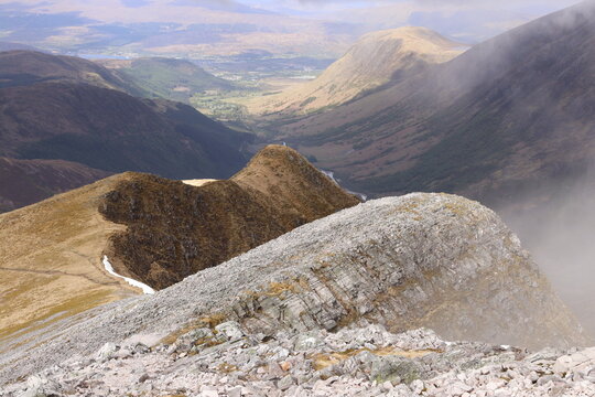 Scotland highlands stob ban devil's ridge