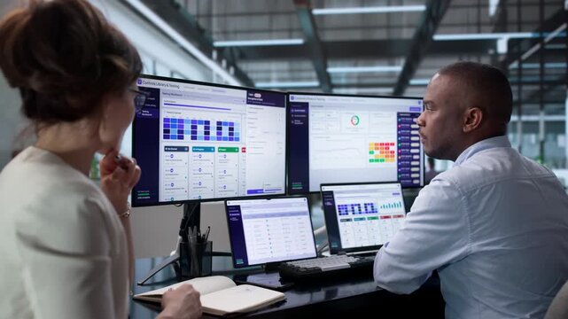 IT Manager And Software Tester Discuss Risk Control
