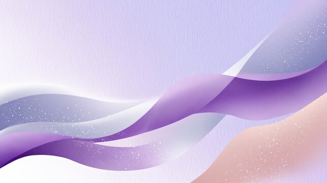 Creative and artistic background design for a speech and vocal coach. Soft pastel colors (lilac, lavender, white), playful but professional design. Smooth abstract lines symbolizing voice and energy. 