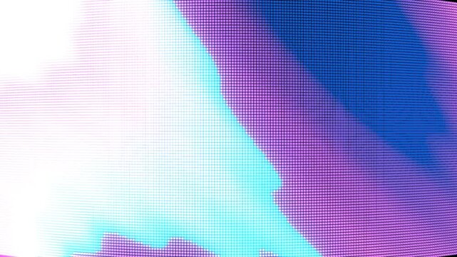 Abstract pixelated LED screen texture with glowing light