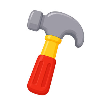 Colorful Toy Hammer for Kids Clipart