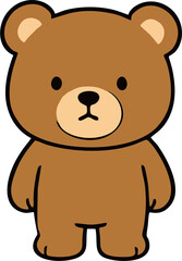 Naklejka premium Teddy Bear Cute
