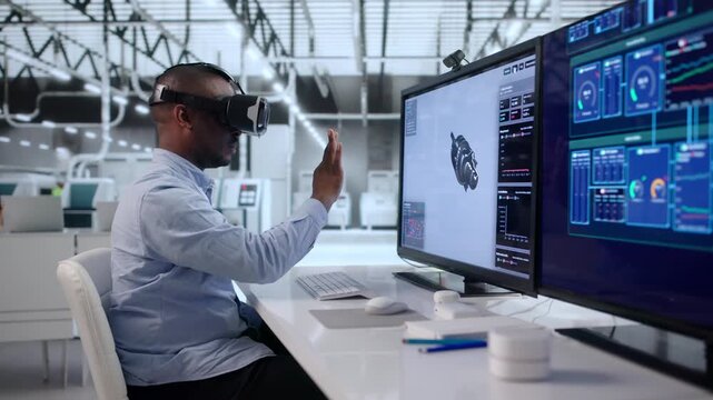 Industrial Designer Uses Virtual Reality Headset
