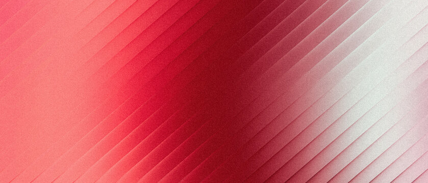 Ribbed red and white gradient textured background with diagonal stripes and grainy texture