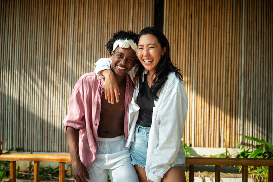 Couple enjoying their tropical vacation with peace of mind, secured by reliable travel insurance
