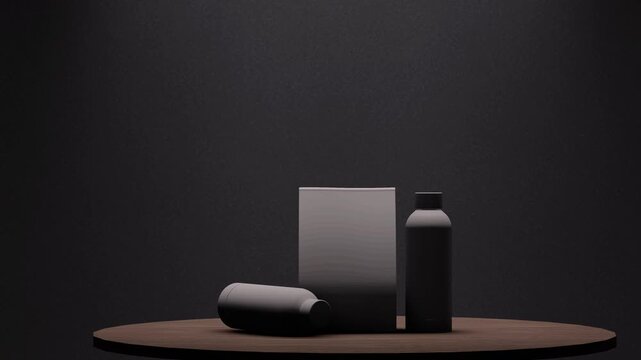 black and white bag and bottle motion
