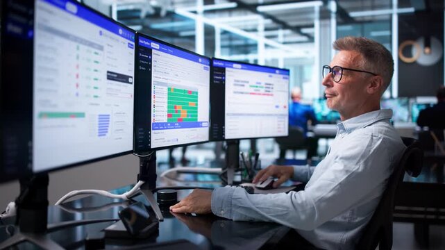 Data Engineer Monitors Real-time ETL Pipeline Workflow