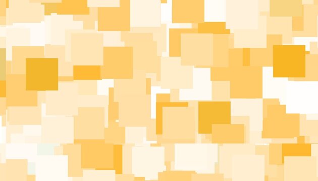 Abstract Yellow Overlapping Squares Pattern Background Texture