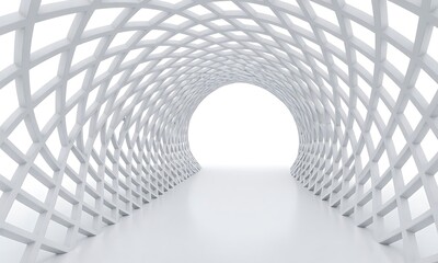 Fototapeta premium abstract 3d tunnel