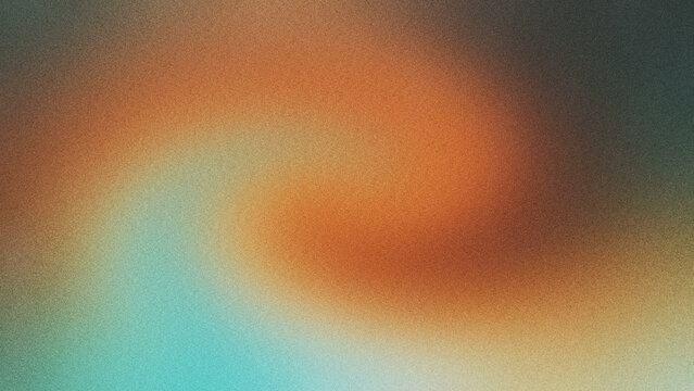 Blue black abstract gradient background grain texture effect dark vibrant color flow wave copy space